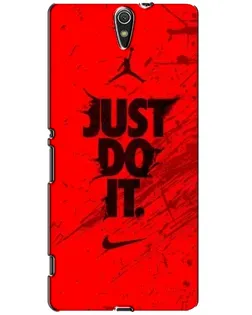 Чехол для Sony Xperia C5 Ultra (E5533, E5563, E5506, E5553) с картинкой «Nike Just Do It»