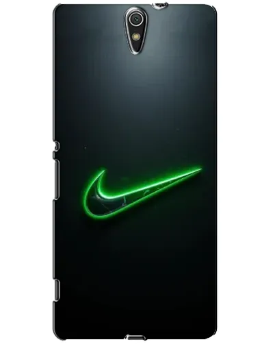 Чехол для Sony Xperia C5 Ultra (E5533, E5563, E5506, E5553) с картинкой «Неоновый контур Nike»