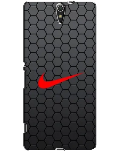 Чехол для Sony Xperia C5 Ultra (E5533, E5563, E5506, E5553) с картинкой «Nike — карбоновая сетка»