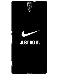 Чехол для Sony Xperia C5 Ultra (E5533, E5563, E5506, E5553) с картинкой «Классический принт Nike» Чехол для Sony Xperia C5 Ultra (E5533, E5563, E5506, E5553) с картинкой «Классический принт Nike»
