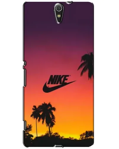Чехол для Sony Xperia C5 Ultra (E5533, E5563, E5506, E5553) с картинкой «Nike на закате солнца»