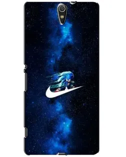 Чехол для Sony Xperia C5 Ultra (E5533, E5563, E5506, E5553) с картинкой «Звездный путь Nike» Чехол для Sony Xperia C5 Ultra (E5533, E5563, E5506, E5553) с картинкой «Звездный путь Nike»