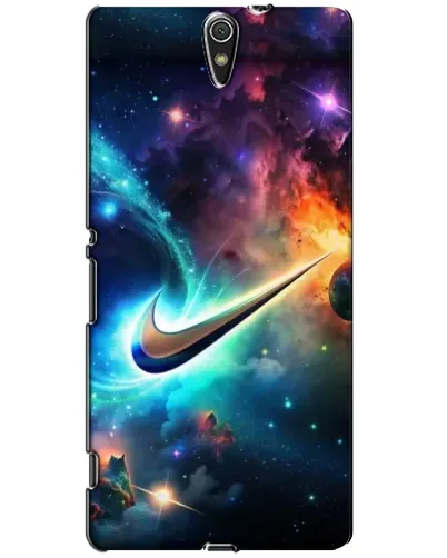 Чехол для Sony Xperia C5 Ultra (E5533, E5563, E5506, E5553) с картинкой «Космический Nike Swoosh»