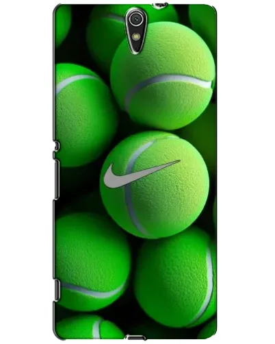 Чехол для Sony Xperia C5 Ultra (E5533, E5563, E5506, E5553) с картинкой «Теннисные мячи Найк»