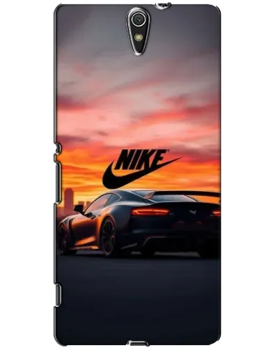 Чехол для Sony Xperia C5 Ultra (E5533, E5563, E5506, E5553) с картинкой «Nike и суперкар»