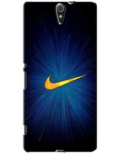 Чехол для Sony Xperia C5 Ultra (E5533, E5563, E5506, E5553) с картинкой «Синий пульс Nike» Чехол для Sony Xperia C5 Ultra (E5533, E5563, E5506, E5553) с картинкой «Синий пульс Nike»