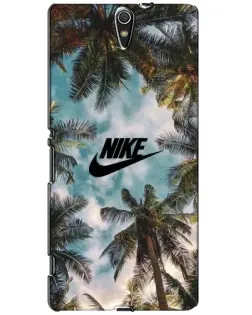 Чехол для Sony Xperia C5 Ultra (E5533, E5563, E5506, E5553) с картинкой «Тропический принт Nike» Чехол для Sony Xperia C5 Ultra (E5533, E5563, E5506, E5553) с картинкой «Тропический принт Nike»