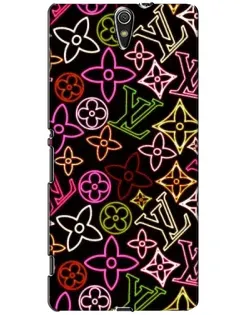 Чехол для Sony Xperia C5 Ultra (E5533, E5563, E5506, E5553) с картинкой «Неоновый микс Nike»