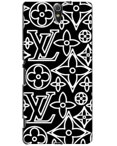 Чехол для Sony Xperia C5 Ultra (E5533, E5563, E5506, E5553) с картинкой «Черно-белый узор LV» Чехол для Sony Xperia C5 Ultra (E5533, E5563, E5506, E5553) с картинкой «Черно-белый узор LV»