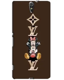 Чехол для Sony Xperia C5 Ultra (E5533, E5563, E5506, E5553) с картинкой «LV и Микки Маус»
