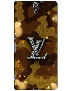 Чехол для Sony Xperia C5 Ultra (E5533, E5563, E5506, E5553) с картинкой «Камуфляжный Louis Vuitton»