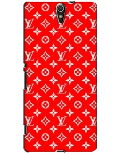 Чехол для Sony Xperia C5 Ultra (E5533, E5563, E5506, E5553) с картинкой «Яркий паттерн LV»
