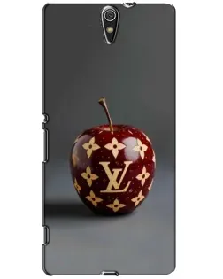 Чехол для Sony Xperia C5 Ultra (E5533, E5563, E5506, E5553) с картинкой «Красное яблоко LV»