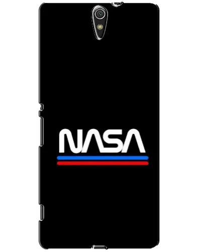Чехол для Sony Xperia C5 Ultra (E5533, E5563, E5506, E5553) с картинкой «NASA — классика Red Blue»