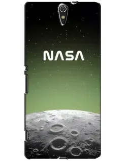 Чехол для Sony Xperia C5 Ultra (E5533, E5563, E5506, E5553) с картинкой «NASA — лунный градиент»