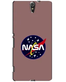 Чехол для Sony Xperia C5 Ultra (E5533, E5563, E5506, E5553) с картинкой «NASA — ретро космос»