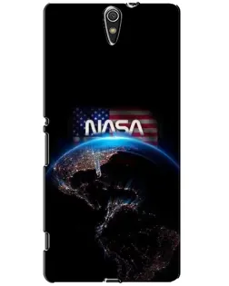 Чехол для Sony Xperia C5 Ultra (E5533, E5563, E5506, E5553) с картинкой «Земля из космоса NASA»