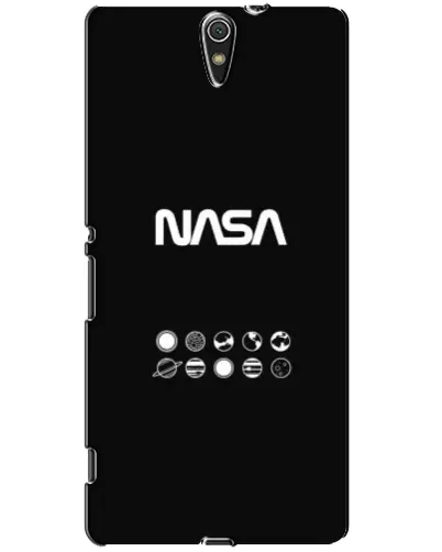 Чехол для Sony Xperia C5 Ultra (E5533, E5563, E5506, E5553) с картинкой «NASA — технический принт»