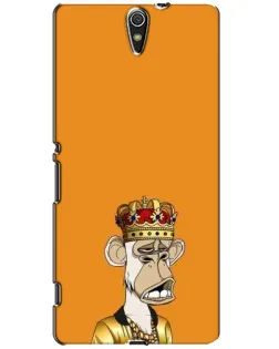 Чехол для Sony Xperia C5 Ultra (E5533, E5563, E5506, E5553) с картинкой «Золотая обезьяна Bored Ape»
