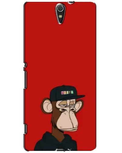Чехол для Sony Xperia C5 Ultra (E5533, E5563, E5506, E5553) с картинкой «Bored Ape — красный фон» Чехол для Sony Xperia C5 Ultra (E5533, E5563, E5506, E5553) с картинкой «Bored Ape — красный фон»