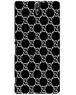 Чехол для Sony Xperia C5 Ultra (E5533, E5563, E5506, E5553) с картинкой «Gucci — сетчатый паттерн»