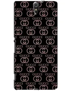 Чехол для Sony Xperia C5 Ultra (E5533, E5563, E5506, E5553) с картинкой «Классическая монограмма Gucci»