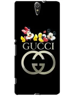 Чехол для Sony Xperia C5 Ultra (E5533, E5563, E5506, E5553) с картинкой «Gucci — герои Disney»