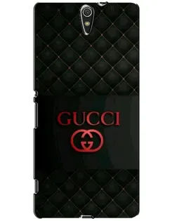 Чехол для Sony Xperia C5 Ultra (E5533, E5563, E5506, E5553) с картинкой «Gucci — стеганый черный»