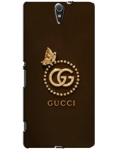 Чехол для Sony Xperia C5 Ultra (E5533, E5563, E5506, E5553) с картинкой «Gucci — золотая бабочка»