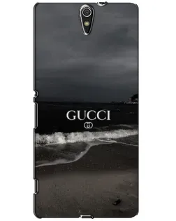 Чехол для Sony Xperia C5 Ultra (E5533, E5563, E5506, E5553) с картинкой «Gucci — морской прибой»