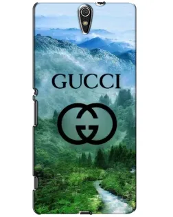 Чехол для Sony Xperia C5 Ultra (E5533, E5563, E5506, E5553) с картинкой «Gucci — горный пейзаж»