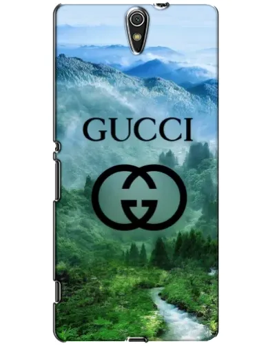 Чехол для Sony Xperia C5 Ultra (E5533, E5563, E5506, E5553) с картинкой «Gucci — горный пейзаж»