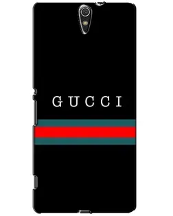Чехол для Sony Xperia C5 Ultra (E5533, E5563, E5506, E5553) с картинкой «Gucci — красный пояс»