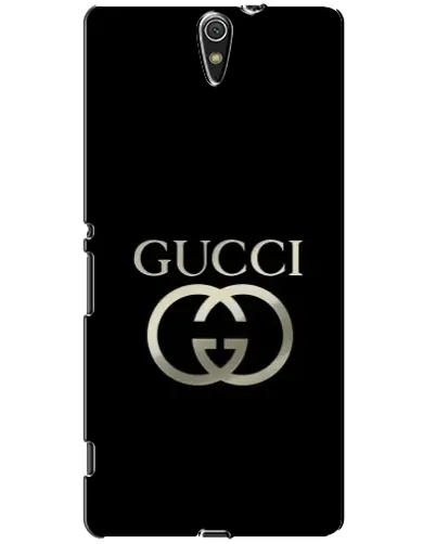 Чехол для Sony Xperia C5 Ultra (E5533, E5563, E5506, E5553) с картинкой «Gucci — золото на черном» Чехол для Sony Xperia C5 Ultra (E5533, E5563, E5506, E5553) с картинкой «Gucci — золото на черном»