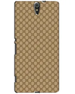 Чехол для Sony Xperia C5 Ultra (E5533, E5563, E5506, E5553) с картинкой «Gucci — классический беж»