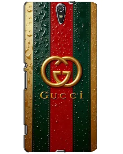 Чехол для Sony Xperia C5 Ultra (E5533, E5563, E5506, E5553) с картинкой «Gucci — фирменная полоса и золото» Чехол для Sony Xperia C5 Ultra (E5533, E5563, E5506, E5553) с картинкой «Gucci — фирменная полоса и золото»