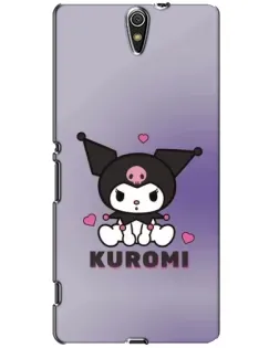 Чехол для Sony Xperia C5 Ultra (E5533, E5563, E5506, E5553) с картинкой «Kuromi — фиолетовый арт»