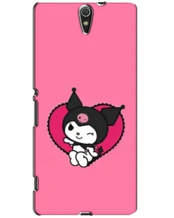 Чехол для Sony Xperia C5 Ultra (E5533, E5563, E5506, E5553) с картинкой «Kuromi — любовь в сердце»