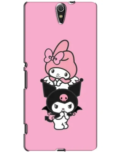 Чехол для Sony Xperia C5 Ultra (E5533, E5563, E5506, E5553) с картинкой «My Melody и Kuromi» Чехол для Sony Xperia C5 Ultra (E5533, E5563, E5506, E5553) с картинкой «My Melody и Kuromi»