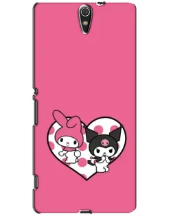 Чехол для Sony Xperia C5 Ultra (E5533, E5563, E5506, E5553) с картинкой «Kuromi и My Melody»