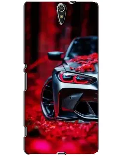 Чехол для Sony Xperia C5 Ultra (E5533, E5563, E5506, E5553) с картинкой «Спортивная BMW и цветы» Чехол для Sony Xperia C5 Ultra (E5533, E5563, E5506, E5553) с картинкой «Спортивная BMW и цветы»