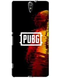 Чехол для Sony Xperia C5 Ultra (E5533, E5563, E5506, E5553) с картинкой «Яркий логотип PUBG»