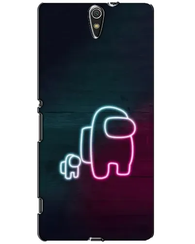 Чехол для Sony Xperia C5 Ultra (E5533, E5563, E5506, E5553) с картинкой «Among Us неон-арт» Чехол для Sony Xperia C5 Ultra (E5533, E5563, E5506, E5553) с картинкой «Among Us неон-арт»