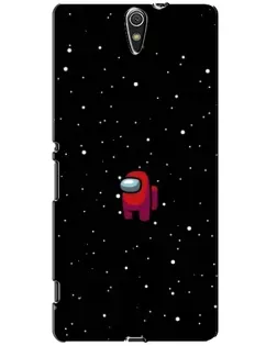 Чехол для Sony Xperia C5 Ultra (E5533, E5563, E5506, E5553) с картинкой «Красный Among Us»