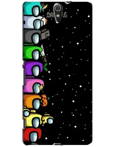 Чехол для Sony Xperia C5 Ultra (E5533, E5563, E5506, E5553) с картинкой «Команда Among Us» Чехол для Sony Xperia C5 Ultra (E5533, E5563, E5506, E5553) с картинкой «Команда Among Us»