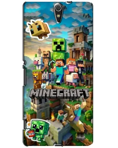 Чехол для Sony Xperia C5 Ultra (E5533, E5563, E5506, E5553) с картинкой «Замок Minecraft»