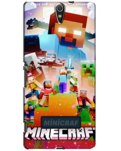 Чехол для Sony Xperia C5 Ultra (E5533, E5563, E5506, E5553) с картинкой «Minecraft герои игры»