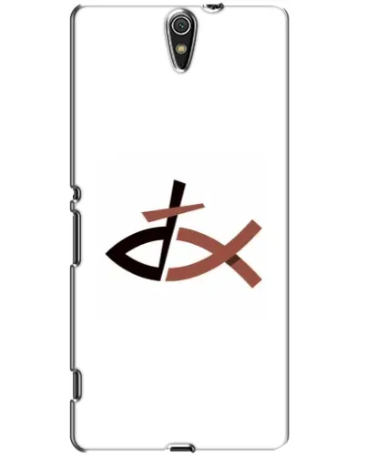 Чехол для Sony Xperia C5 Ultra (E5533, E5563, E5506, E5553) с картинкой «Рыба и крест»