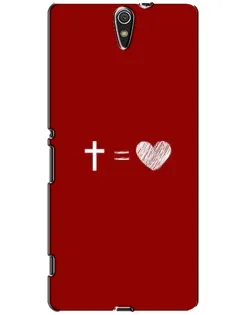 Чехол для Sony Xperia C5 Ultra (E5533, E5563, E5506, E5553) с картинкой «Уравнение любви»