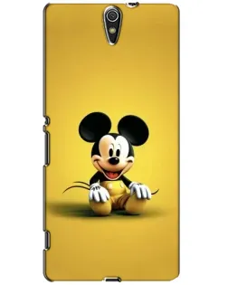 Чехол для Sony Xperia C5 Ultra (E5533, E5563, E5506, E5553) с картинкой «Микки на желтом»